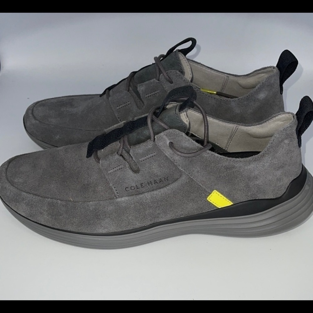 Cole Haan Mens Grandsport Size 9.5 C30758 Grey & Yellow. Never worn original box - Picture 2 of 8